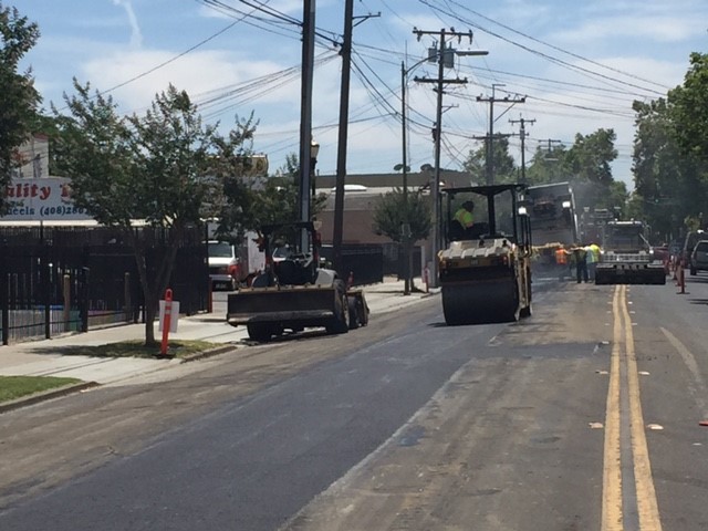 Reed & Graham, 
    Inc. knows the way to San Jose as City Streets are resurfaced with our manufactured 
    Hot Mix Asphalt 